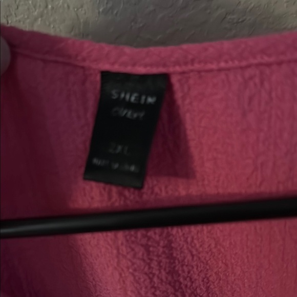 Pink Ruffled Sleeveless Dress - Picture 2 of 2